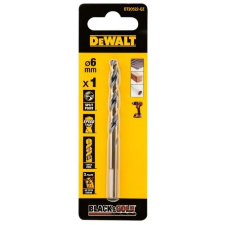 Сверло по металлу Black & Gold DeWALT DT20523
