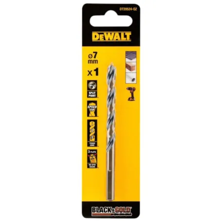 Сверло по металлу Black & Gold DeWALT DT20524