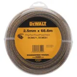 Косильна жилка DeWalt 68,7м. 2,5мм. (DT20652)