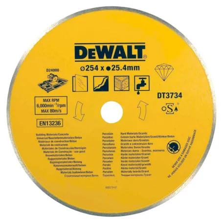 Диск алмазний, по бетону DeWalt 250x1,6x25,3 мм (DT3734)
