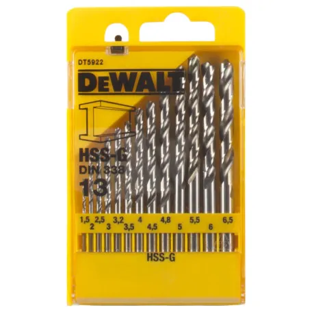 Набор сверл по металлу DeWALT DT5922