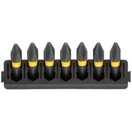 Касета з бітами DeWALT PH2, довжина 25 мм, 7 шт (DT70807)