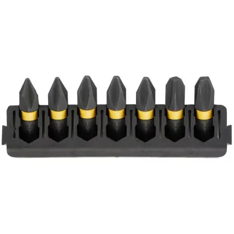 Касета з бітами DeWALT PH1/2/3, довжина 25 мм, 7 шт. (DT70808)