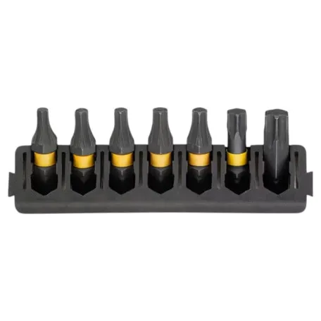 Касета з бітами DeWALT T15/20/25/30/T40, довжина 25 мм, 7 шт. (DT70816)