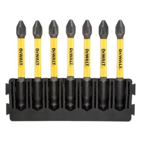 Касета з бітами DeWALT FlexTorq PH2, довжина 57 мм, 7 шт. (DT70817)
