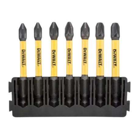 Касета з бітами DeWALT FlexTorq PZ/2, довжина 57 мм, 7 шт. (DT70821)