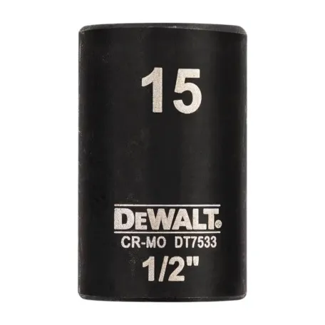 Головка торцевая ударная короткая IMPACT DeWALT DT7533