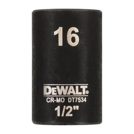 Головка торцевая ударная короткая IMPACT DeWALT DT7534