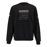 Світшот робочий, чорний DeWalt 100 YEAR LOGO SWEATSHIRT (розмір L) (DWC237-001-L)