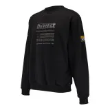 Світшот робочий, чорний DeWalt 100 YEAR LOGO SWEATSHIRT (розмір L) (DWC237-001-L)