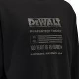 Світшот робочий, чорний DeWalt 100 YEAR LOGO SWEATSHIRT (розмір L) (DWC237-001-L)