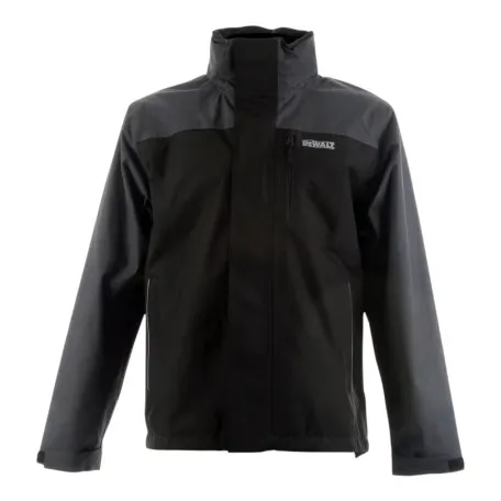 Куртка DeWALT STORM WATERPROOF JACKET, чорно-сіра, (розмір L) (DWC48-013-L)