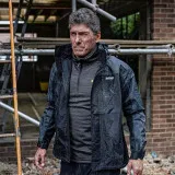 Куртка DeWALT STORM WATERPROOF JACKET, чорно-сіра, (розмір L) (DWC48-013-L)