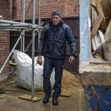Куртка DeWALT STORM WATERPROOF JACKET, чорно-сіра, (розмір L) (DWC48-013-L)