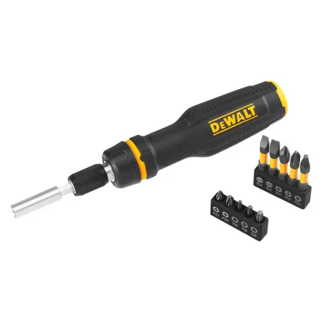 Отвертка - набор FULL FIT Telescoping, со сменными битами, 10 бит DeWALT DWHT68001-0