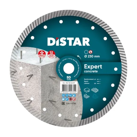 Круг алмазний вiдрiзний Distar, Turbo 230 Expert (10215026011)