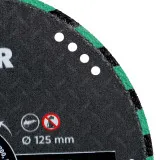 Отрезной алмазный круг Distar 1A1R V 125 Metal CUT (89568442044)