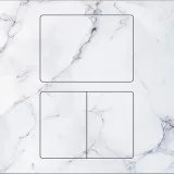 Прихована кнопка для змиву M4 сумісна з TECE, VitrA, Cersanit, Noken, JomoTech, EDPLIT (без витратних матеріалів) (Е10048)