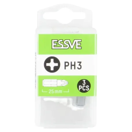 Бита Essve Phillips PH3 × 25 мм HEX¼