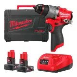 Дрель-шуруповерт аккумуляторный бесщеточный MILWAUKEE, M12 FDD2-602X (4933479875)