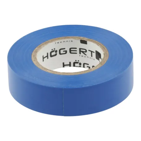 Стрічка ізоляційна Högert Technik PVC, синя, 19 мм × 20 м (HT1P283)