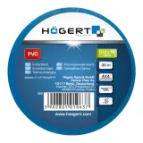 Стрічка ізоляційна Högert Technik PVC, синя, 19 мм × 20 м (HT1P283)