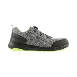 Полуботинки рабочие Hoegert KEMNITZ, LACE SYSTEM S1PS SR FO серый меланж/зеленый, р. 42 (HT5K578-42)