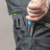 Брюки рабочие Hoegert REETZ, эластичные, черные, размер XL(54). (HT5K825-XL)