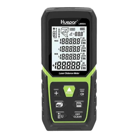 Лазерный дальномер Huepar LM50A с аккумулятором (464010)