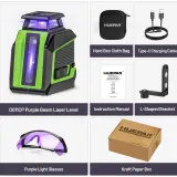 Лазерный уровень Huepar 1D D011CP, фиолетовый луч (497010)