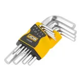 Набір Г-подіб. ключів, HEX, 9 од. (1,5 мм-10 мм) JCB Tools, JCB-5093 (59738)