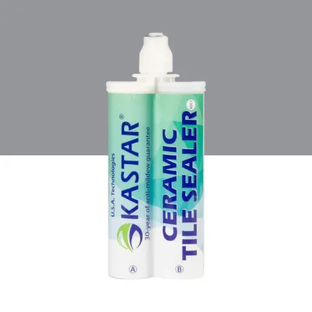 Двокомпонентна замазка (затирка) Kastar Ceramic Tile Sealant К-07 бетонно-сірий, (Light Grey) (6972075260046)