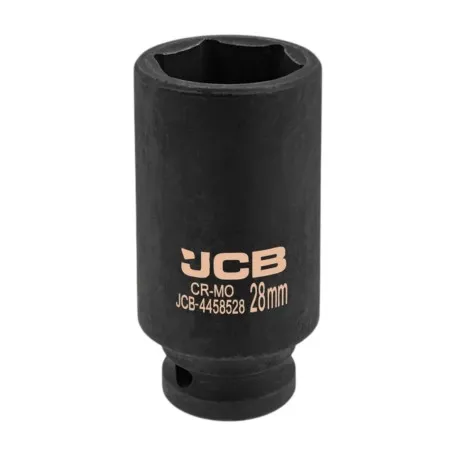 Головка ударна, торцева, глибока. (6-гранна) JCB Tools JCB-4458528, 1/2