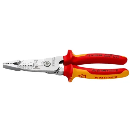 Многофункциональные клещи для электромонтажных работ KNIPEX (13 76 200 ME)