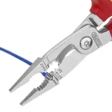 Електромонтажні кліщі Knipex VDE хромовані, 200 мм (13 86 200)