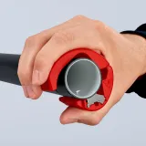 Труборіз KNIPEX BiX® для пластикових труб і ущільнювальних втулок (90 22 10 BK)
