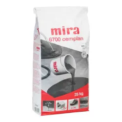 Самовирівнююча підлога Mira 6700 Cemplan, 25 кг, цементна суміш (M670025)