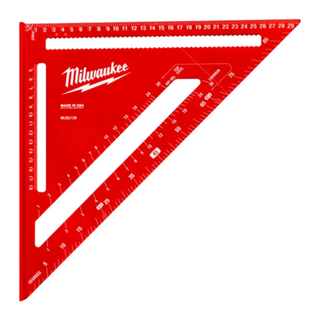 Угольник-транспортир MILWAUKEE метрический, 30х30 см. (4932498717)