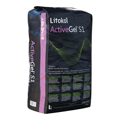 Многофункциональный полимерный адаптивный гель, Litokol ActiveGel® S1, серый, 20 кг, (ACTGS1G0020)