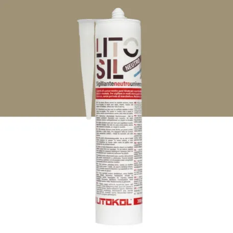 Однокомпонентный герметик Litokol Litosil Neutro, Beige 3 (Насыщенный бежевый), 300 мл. (LNTRBGE30121)