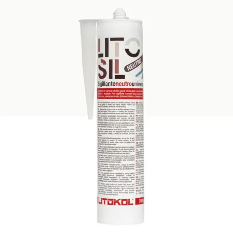 Однокомпонентный герметик Litokol Litosil Neutro, White 1 (белый), 300 мл. (LNTRWHT10121)