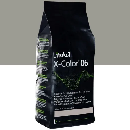 Мелкозернистая декоративная фуга, Litokol X-Color® 0-6, от 0 до 6 мм, 07 Cenere, (пепельно-серый), 20 кг. (XCL06CNR0020)
