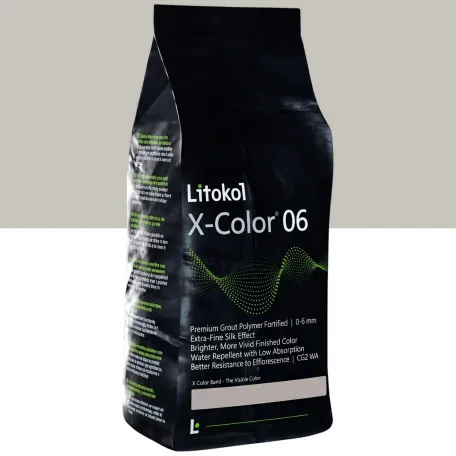 Мелкозернистая декоративная фуга, Litokol X-Color® 0-6, от 0 до 6 мм, 04 Pomice di Lipari, (светло-серый/пемза), 20 кг. (XCL06PLP0020)