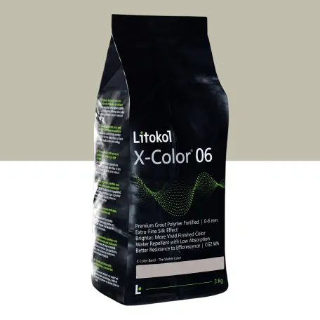 Мелкозернистая декоративная фуга, Litokol X-Color® 0-6, от 0 до 6 мм, 21 Calce di Marrakech, (светло-песчаная/марракесская известь), 3 кг. (XCL06CLM0063)