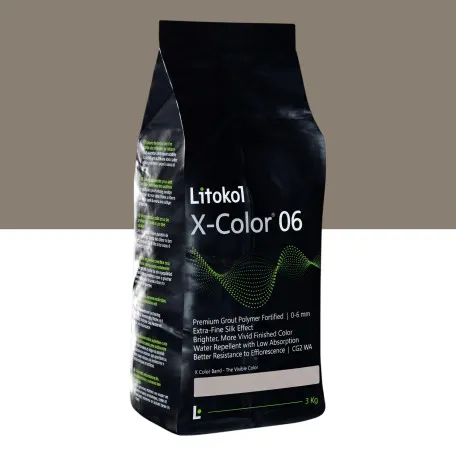 Мелкозернистая декоративная фуга, Litokol X-Color® 0-6, от 0 до 6 мм, 22 Terra di Volterra, (бежевый/земля Вольтерры), 3 кг. (XCL06TVL0063)