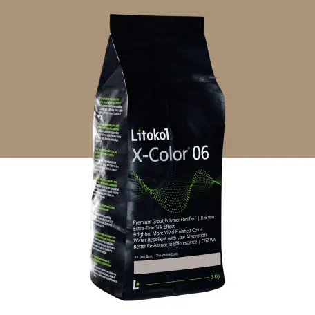Мелкозернистая фуга декоративная, Litokol X-Color® 0-6, от 0 до 6 мм, 35 ​​Arenaria, (песчаник), 3 кг. (XCL06ARN0063)