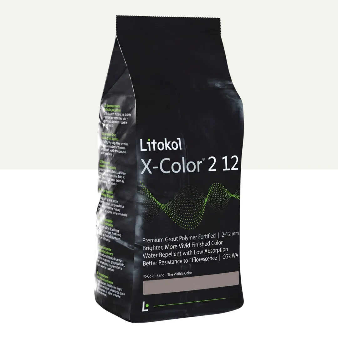 Мелкозернистая декоративная фуга Litokol X-Color® 2-12, от 2 до 12 мм, 02 Sabbia Bianca, (белый песок), 3 кг. (XCL212 SBN0063)