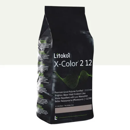 Мелкозернистая декоративная фуга Litokol X-Color® 2-12, от 2 до 12 мм, 02 Sabbia Bianca, (белый песок), 3 кг. (XCL212 SBN0063)