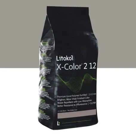 Мелкозернистая декоративная фуга, Litokol X-Color® 2-12, от 2 до 12 мм, 07 Cenere, (пепельный/темно-серый), 3 кг. (XCL212 CNR0063)