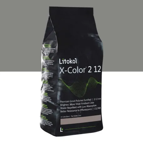 Мелкозернистая декоративная фуга, Litokol X-Color® 2-12, от 2 до 12 мм, 08 Terra di Bruma, (земля тумана/серо-коричневый), 20 кг. (XCL212 TBR0020)